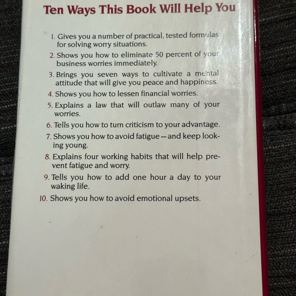 Red and Gold Dale Carnegie Book - Picture 2 of 2